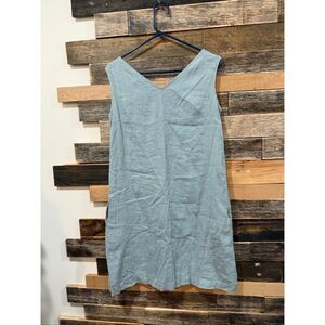 Linenfox midi dress linen pocket size XS